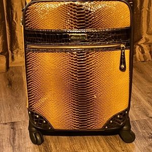Samantha Brown faux crocodile carry-on suitcase (US standard size)